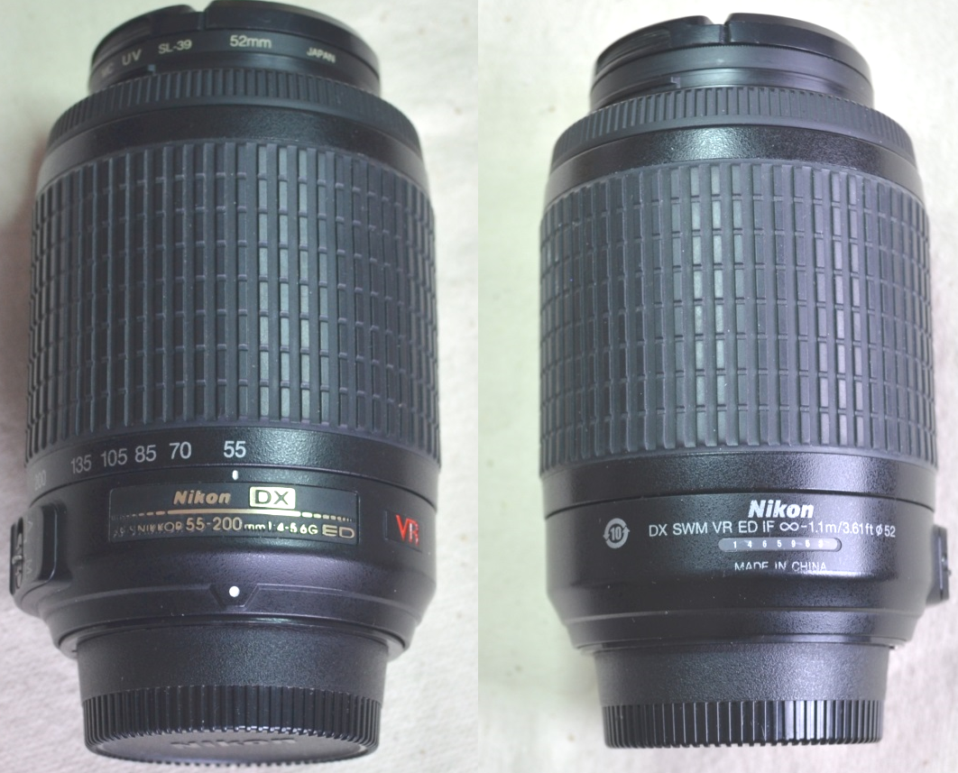  Nikon 55-200mm f/4-5.6G AF-S DX VR IF-ED Zoom-Nikkor