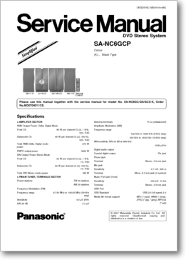  Panasonic SA-NC6GCP